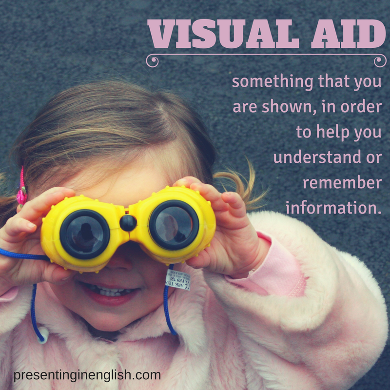 reasons for using visual aids in presentation