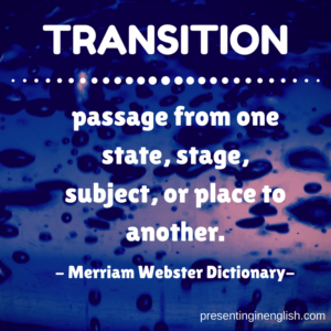 Definition of Transition